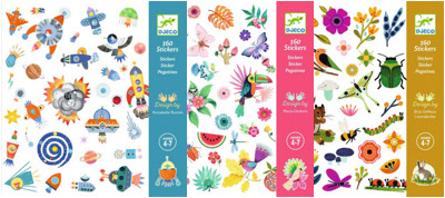 Nouveaux stickers Djeco pour les enfants